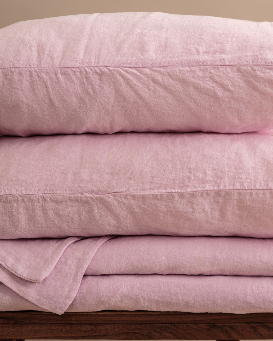 Lniana poszewka na poduszkę – Lilac (zestaw 2 szt.)
