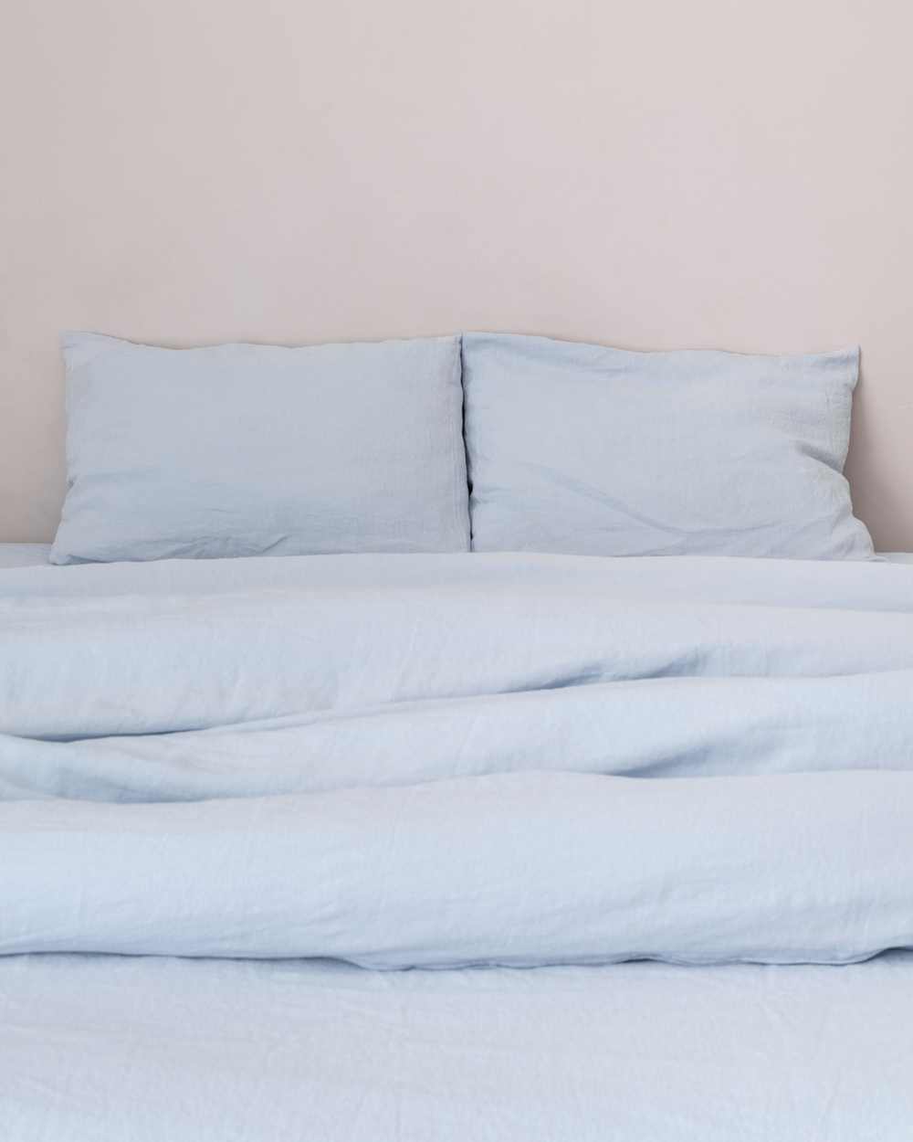 Flax Linen Duvet Cover - Mist