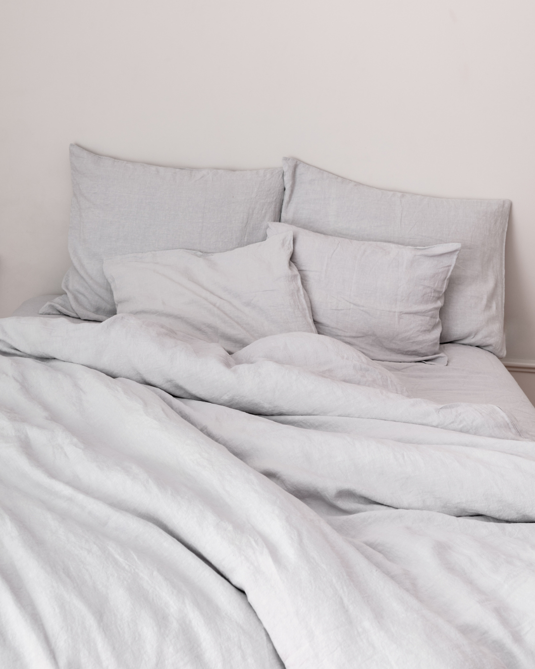 Flax Linen Pillowcase - Stone (set of 2)