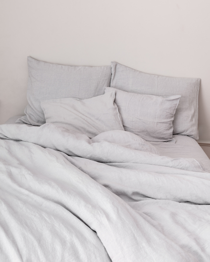Flax Linen Pillowcase - Stone (set of 2)