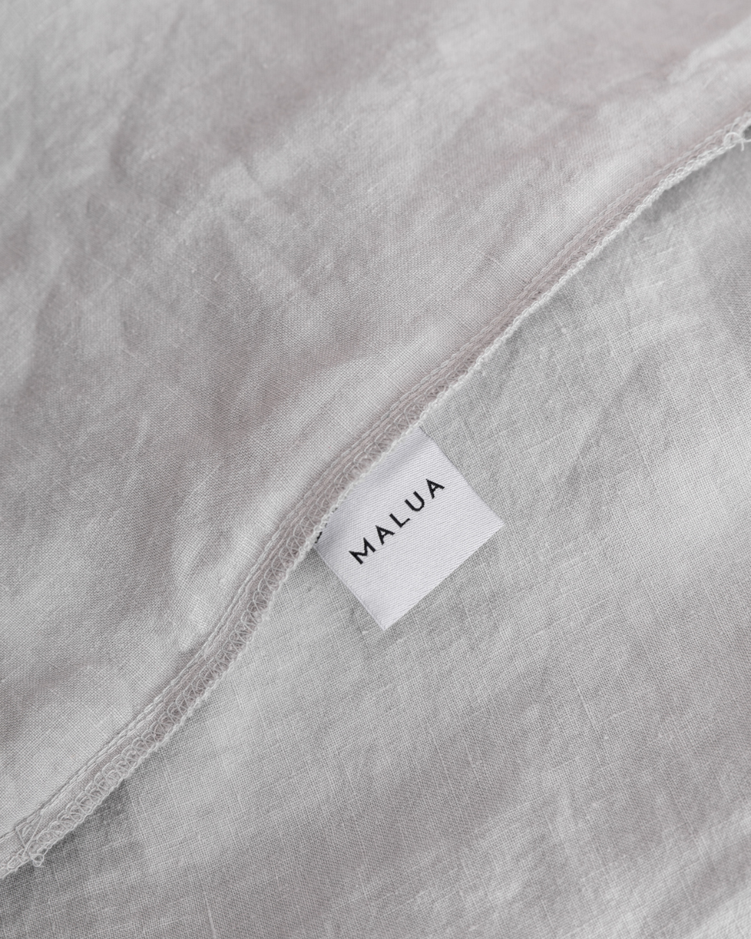 Flax Linen Duvet Cover - Stone