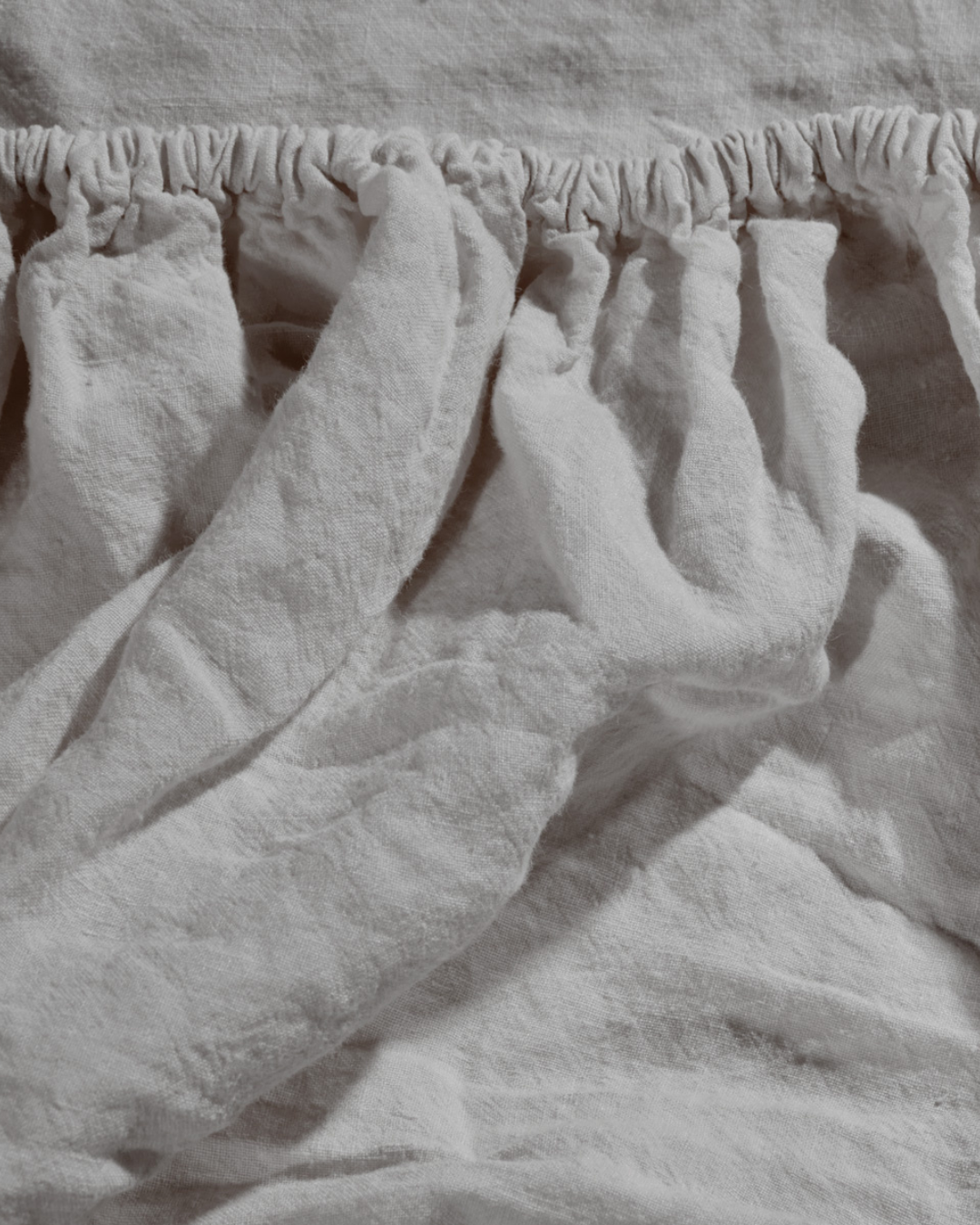 Flax Linen Fitted Sheet - Stone