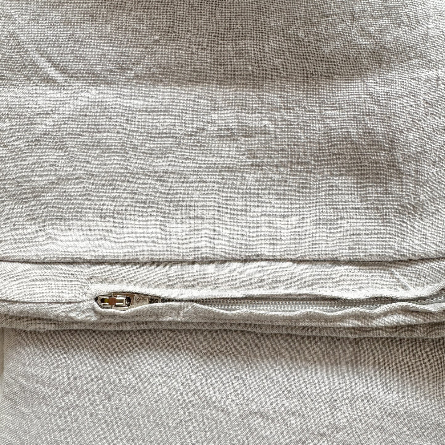 Flax Linen Duvet Cover - Stone