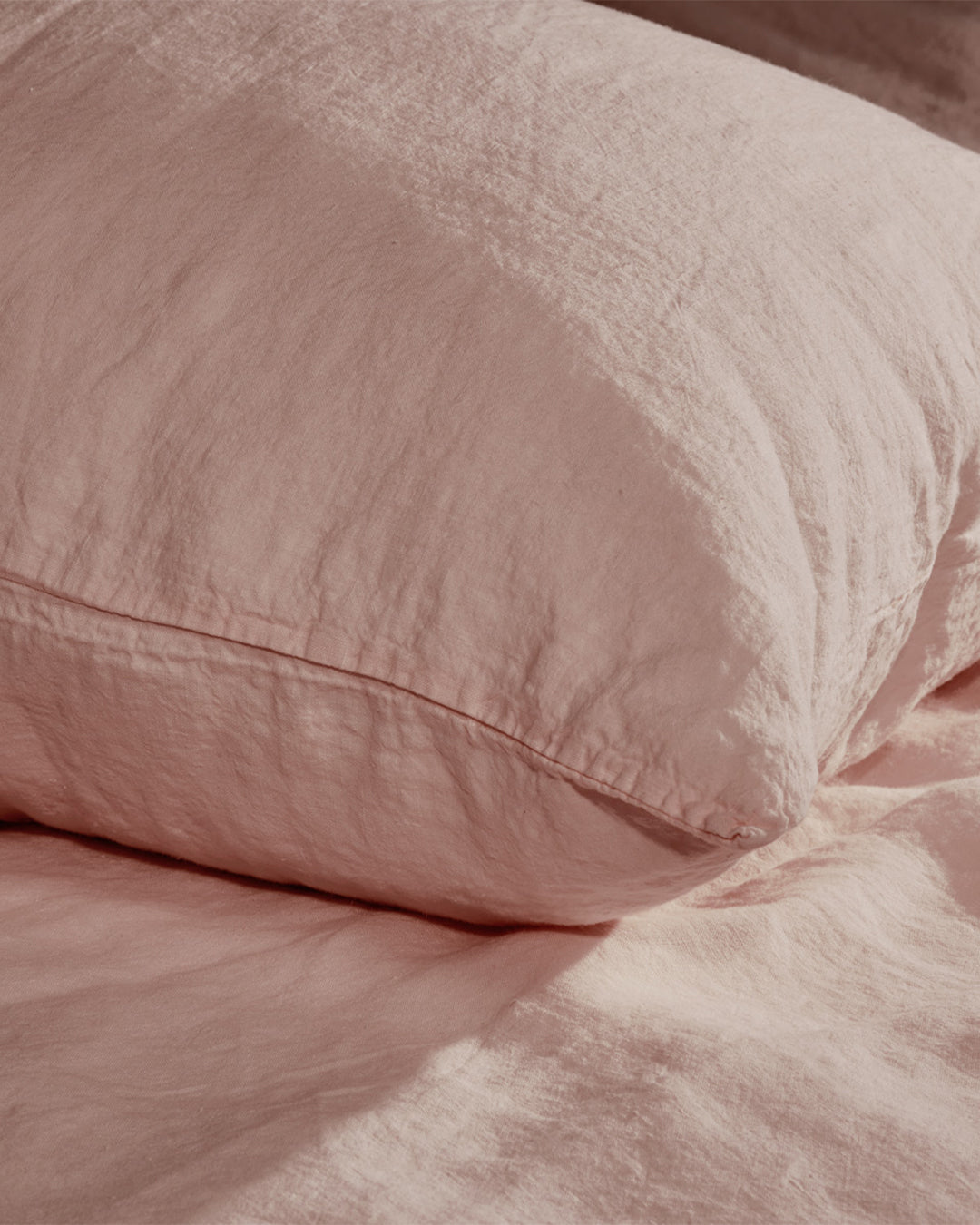 Flax Linen Pillowcase - Blush (set of 2)