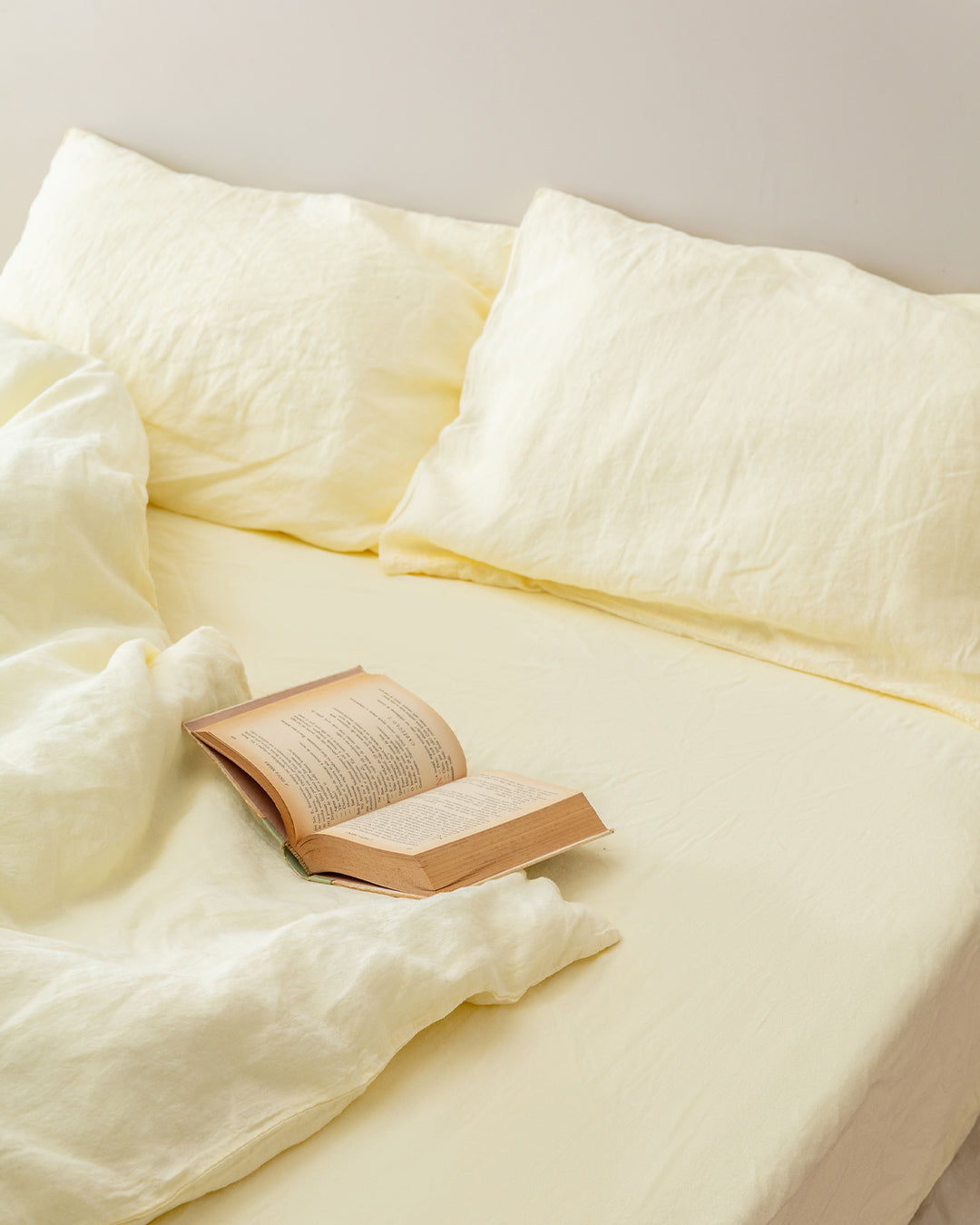 Flax Linen Fitted Sheet - Butter