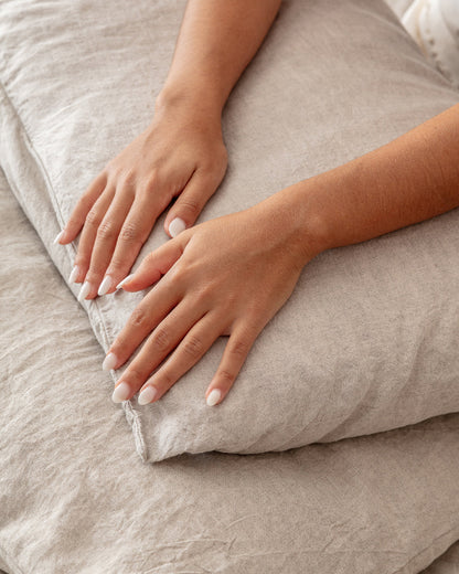 Flax Linen Pillowcase - Natural (set of 2)