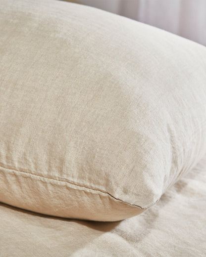 Flax Linen Pillowcase - Natural (set of 2)