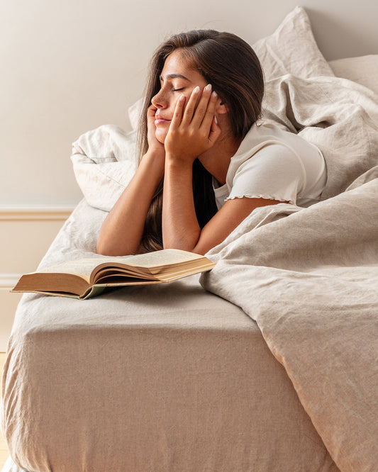 Flax Linen Fitted Sheet - Natural