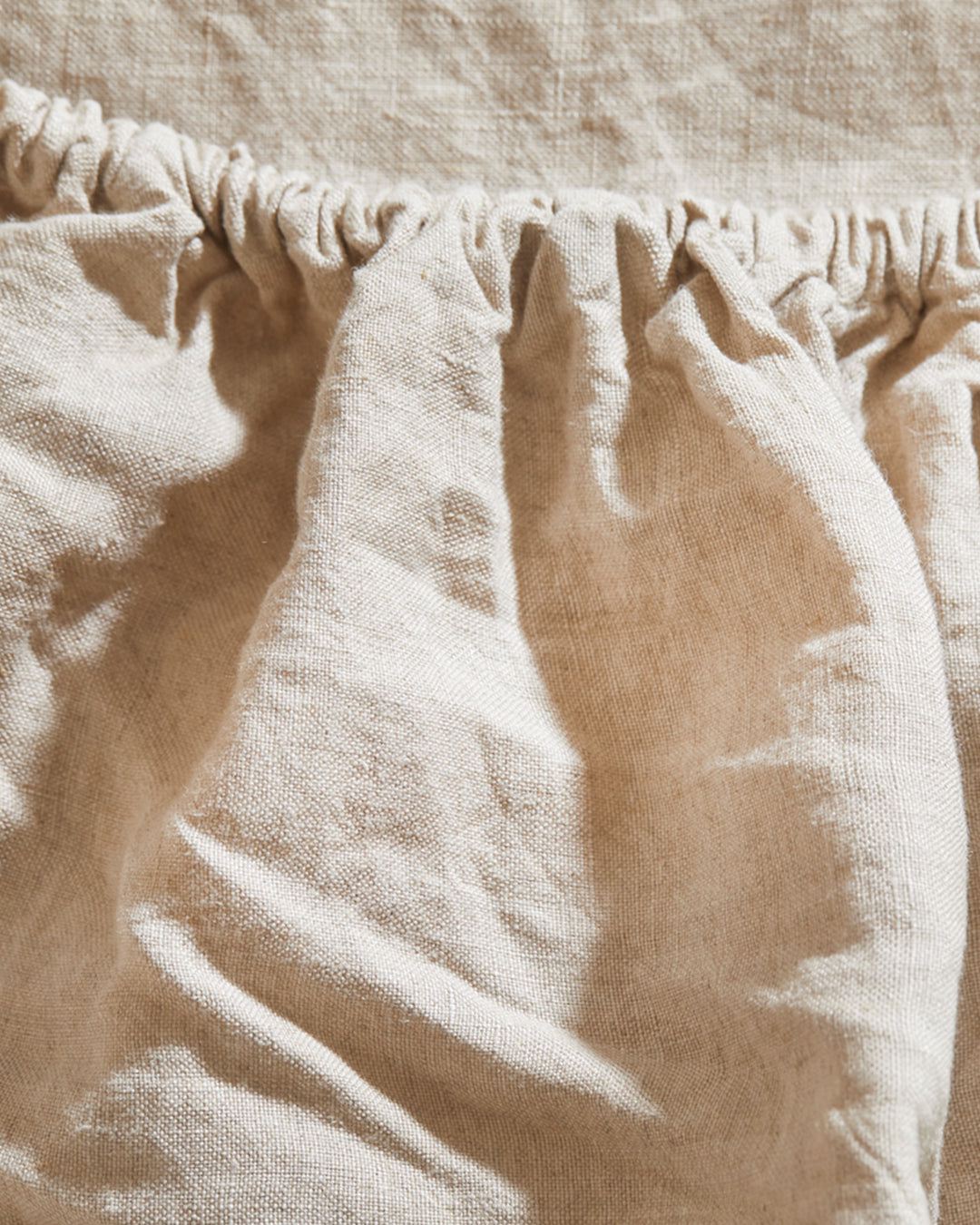 Flax Linen Fitted Sheet - Natural