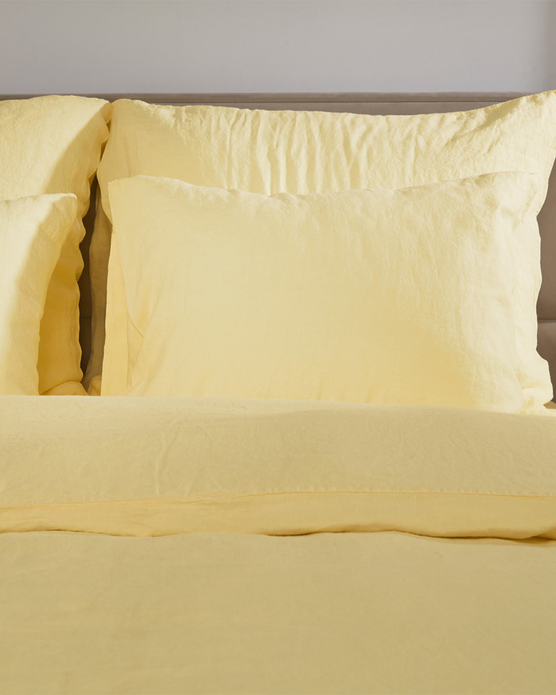 Flax Linen Pillowcase - Sunshine (set of 2)