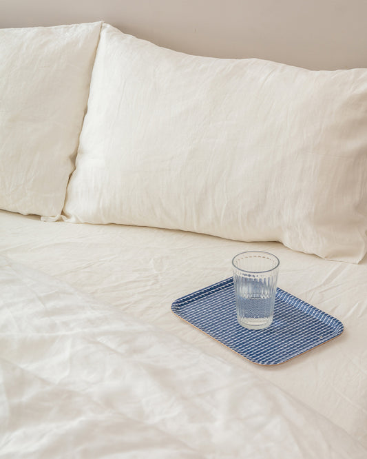 Flax Linen Fitted Sheet - Cream